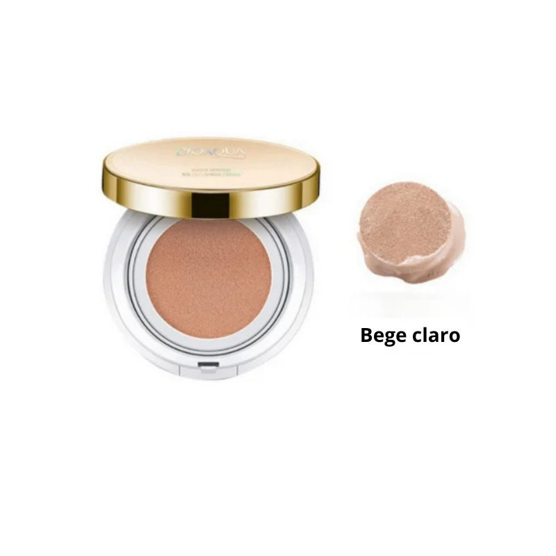 Base Cushion Clareadora BIOAQUA – Cobertura Perfeita e Hidratação com Efeito BB Cream (COMPRE 1 E LEVE 2)